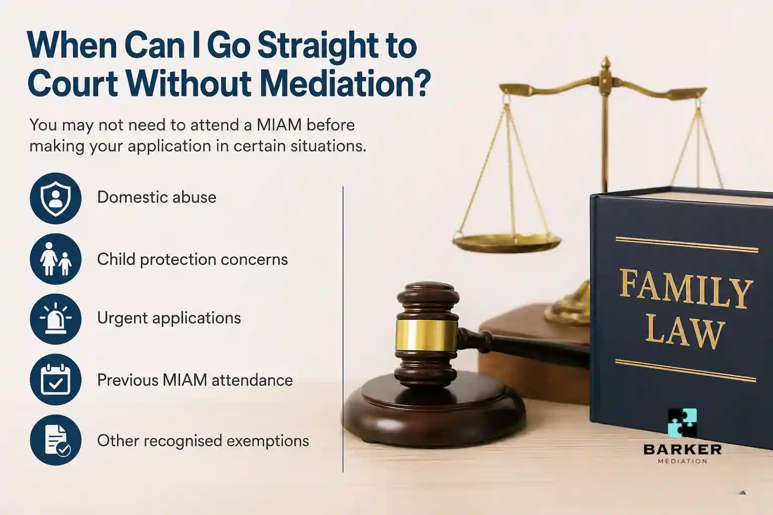 When Can I Go Straight to Court Without Mediation Warrington?